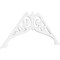 Ekena Millwork Pitch Carrillo Architectural Grade PVC Gable Pediment, 72"W x 36"H x 1"P (12/12) GPP072X036X100CRL - alternate 1